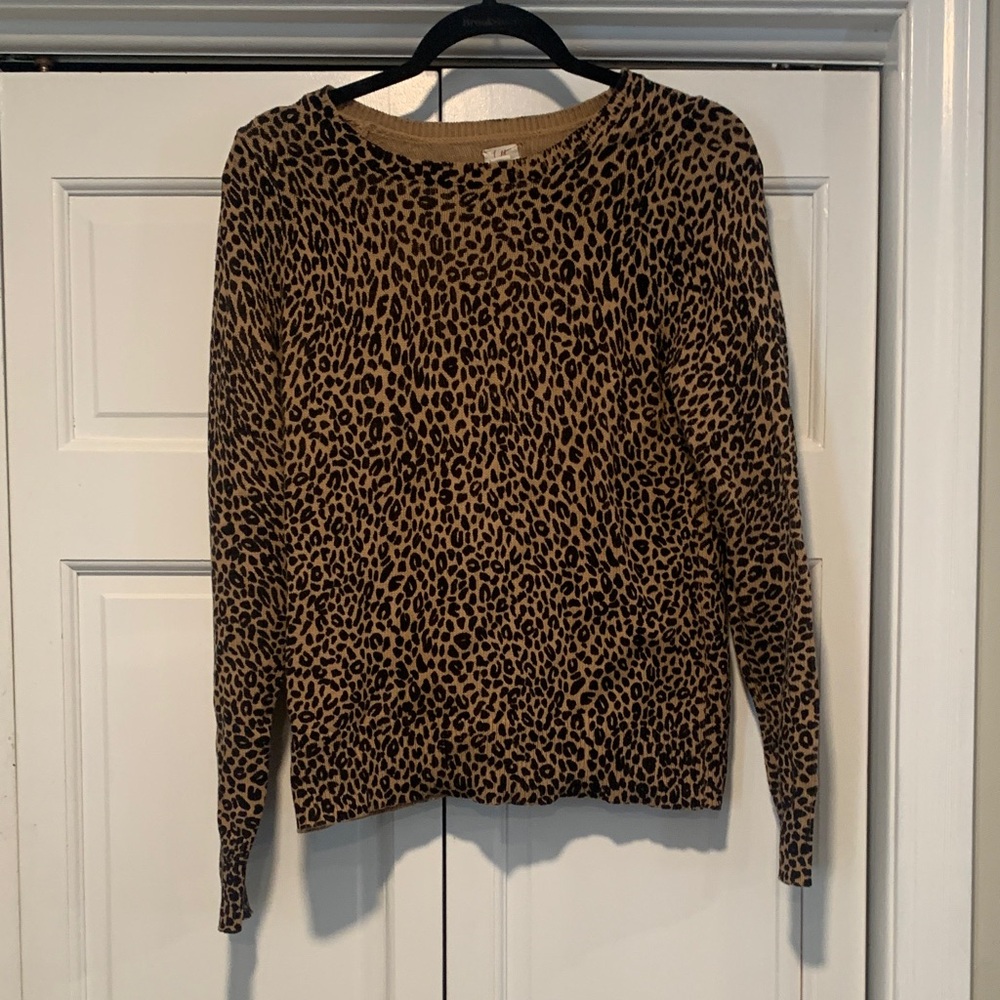 Loft Leopard Print Women's Sweater
